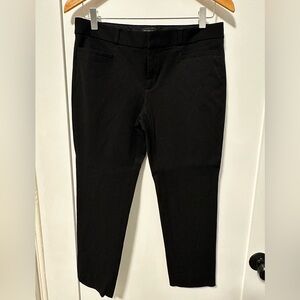 Banana Republic Womens Petites Sloan Mid Rise Ankle Dress Pants Black Size 6